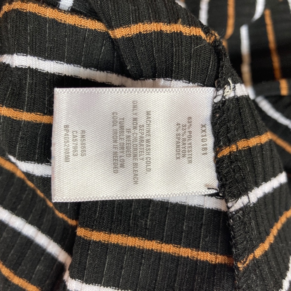 BP Long Sleeve Striped Bodysuit Small - Picture 8 of 9
